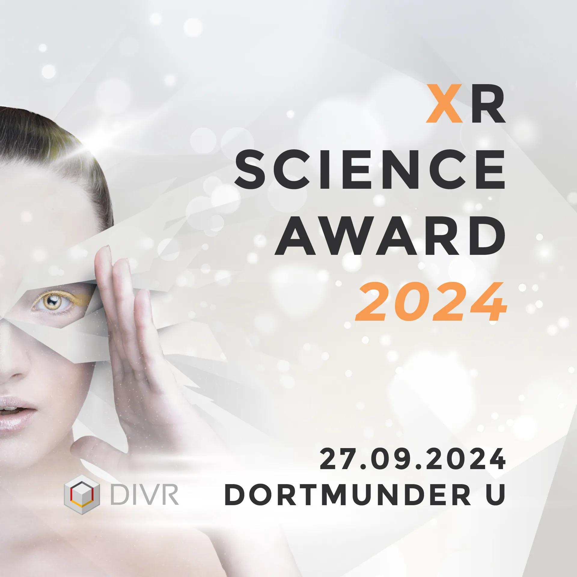 Banner des Events DIVR XR Science Award 2024